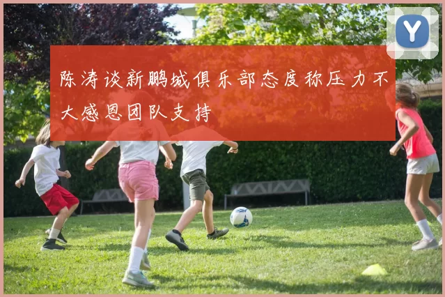 陈涛谈新鹏城俱乐部态度称压力不大感恩团队支持